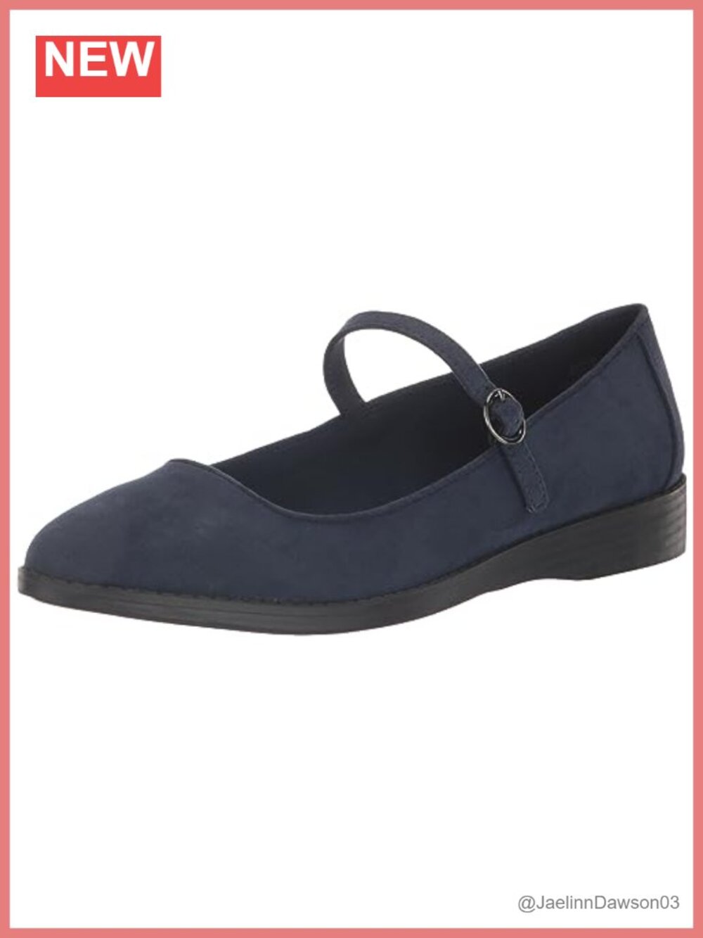 Anne Klein Women's Mary Jane Flat - Faux Leather, Cushioned Footbed